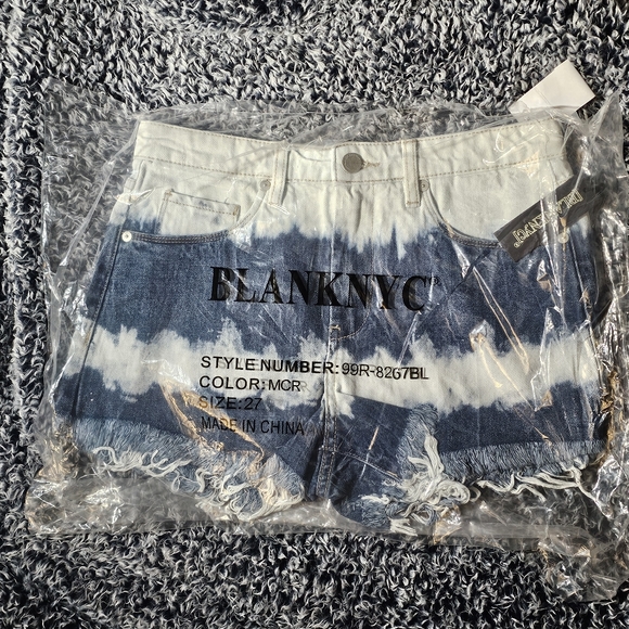 🆕️ Blank NYC The Barrow High Rise Vintage Short in Size 27 or 28 - Picture 12 of 13